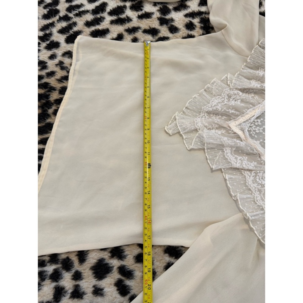 Vintage Gunne Sax Victorian Lace Long Sleeve Blouse - Picture 10 of 11